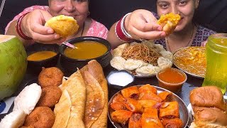 Eating 😋 😋 South Indian Food  vs Street Food Challenge I Saas Vs Bahu I Foodie Gd