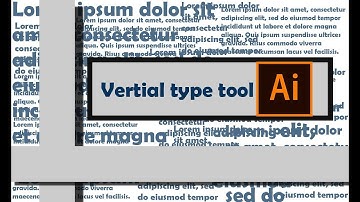 Vertical Area Type Tool in Adobe Illustrator (AI Tutorial)