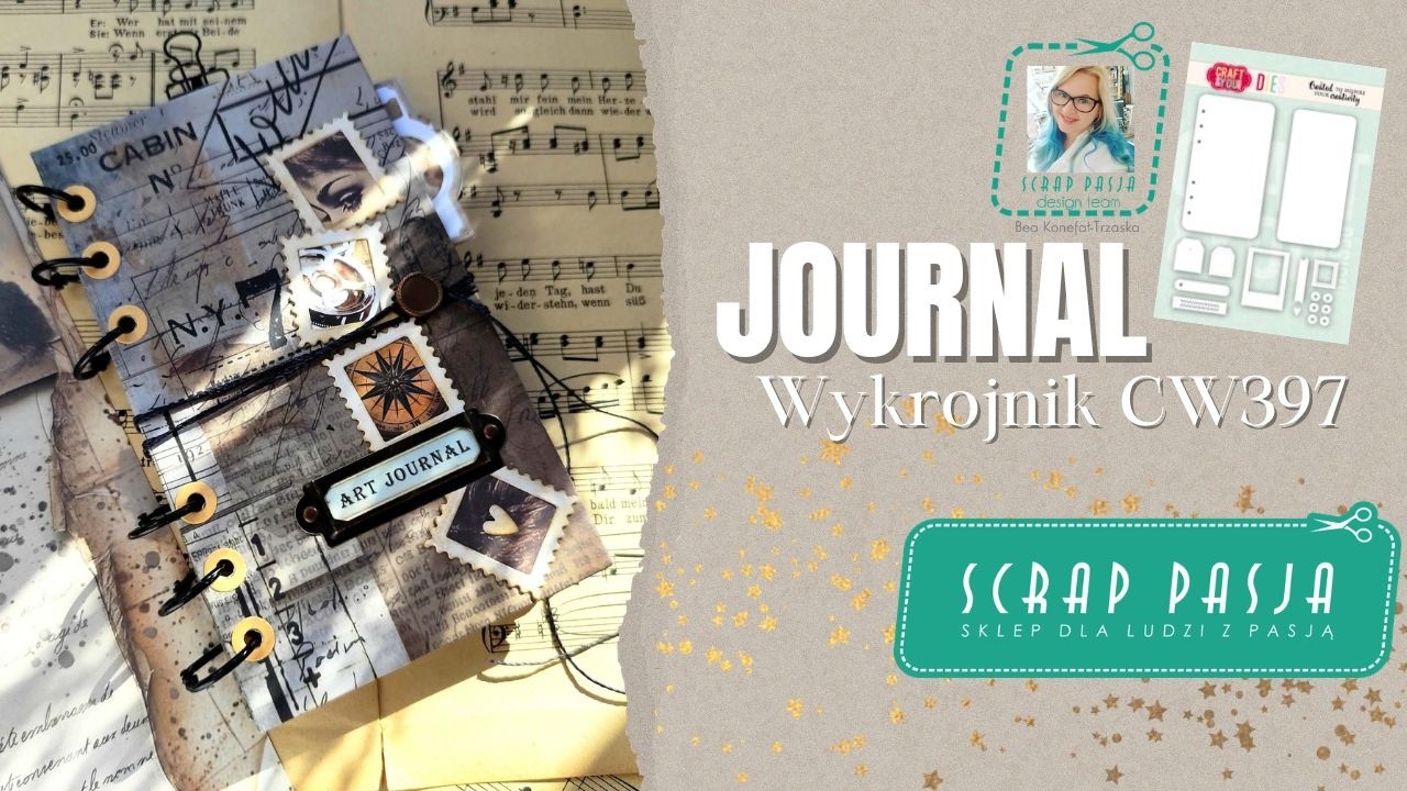 Albumik - CW397 Wykrojnik Journal Base by Bea
