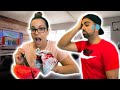 Prank mon mec  je me coupe le doigt blood prank to my boyfriend