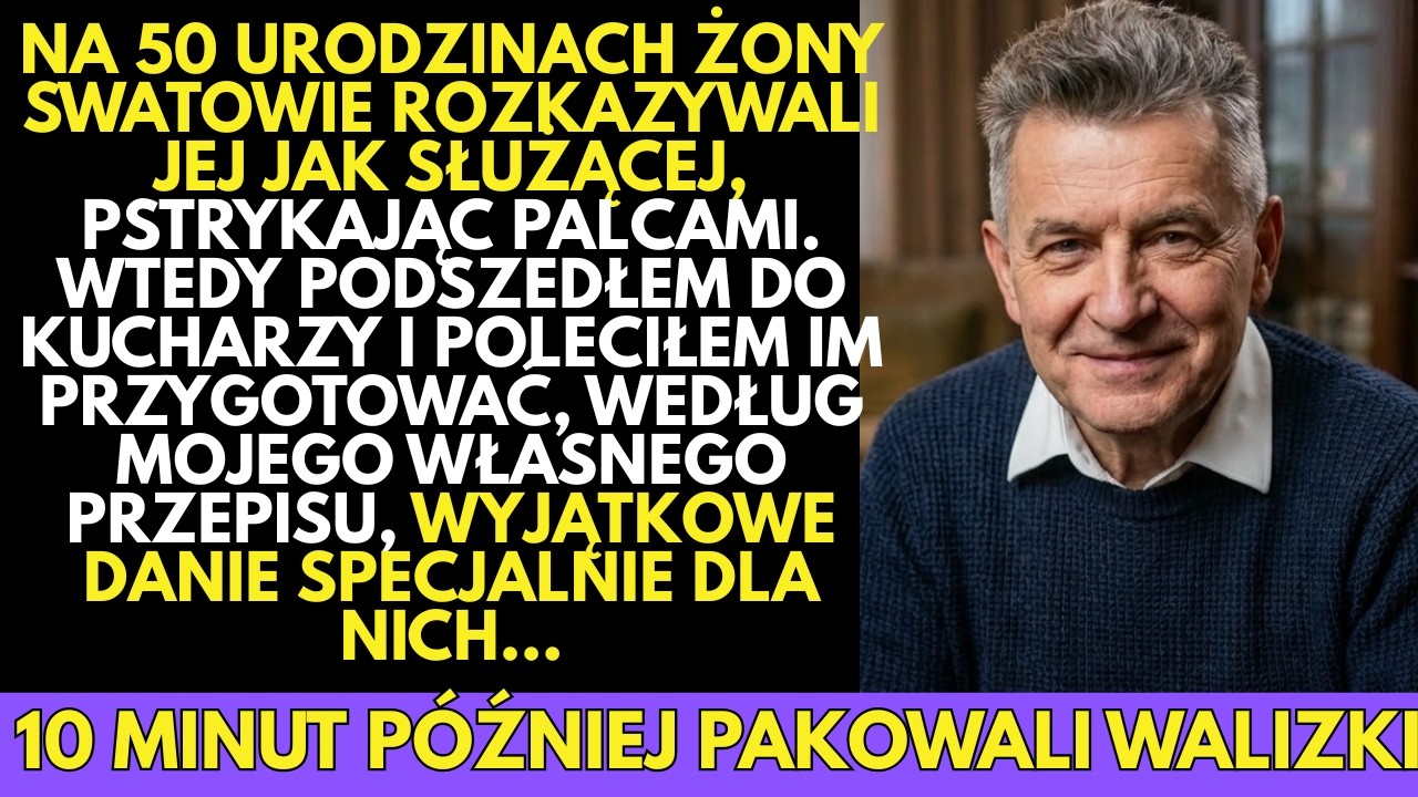 Swaty RZĄDZIŁY się jak u siebie.  Żonę traktowały ją jak służącą, więc zamówiłem im „specdanie”