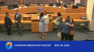 May 29, 2025 - 10am Children and Families in Early Education