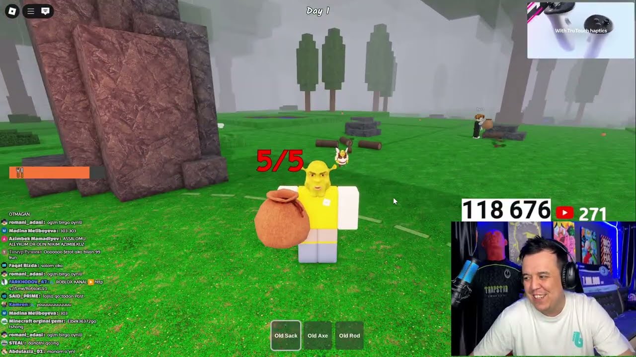 😱🔴QORNI KATTALAR BN 99 KUN QO'RQINCHILI O'RMONDA😱🔥 ROMA AKA LIVE