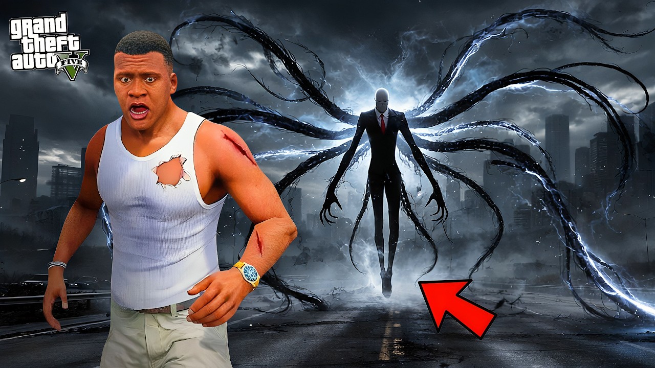 GTA V : Slenderman Attacked Franklin & Shinchan (Part-1) in Telugu