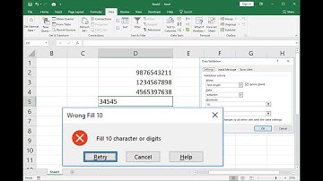 How to Set Character or Digits Limit in MS Excel Cells (Excel 2003-2016)