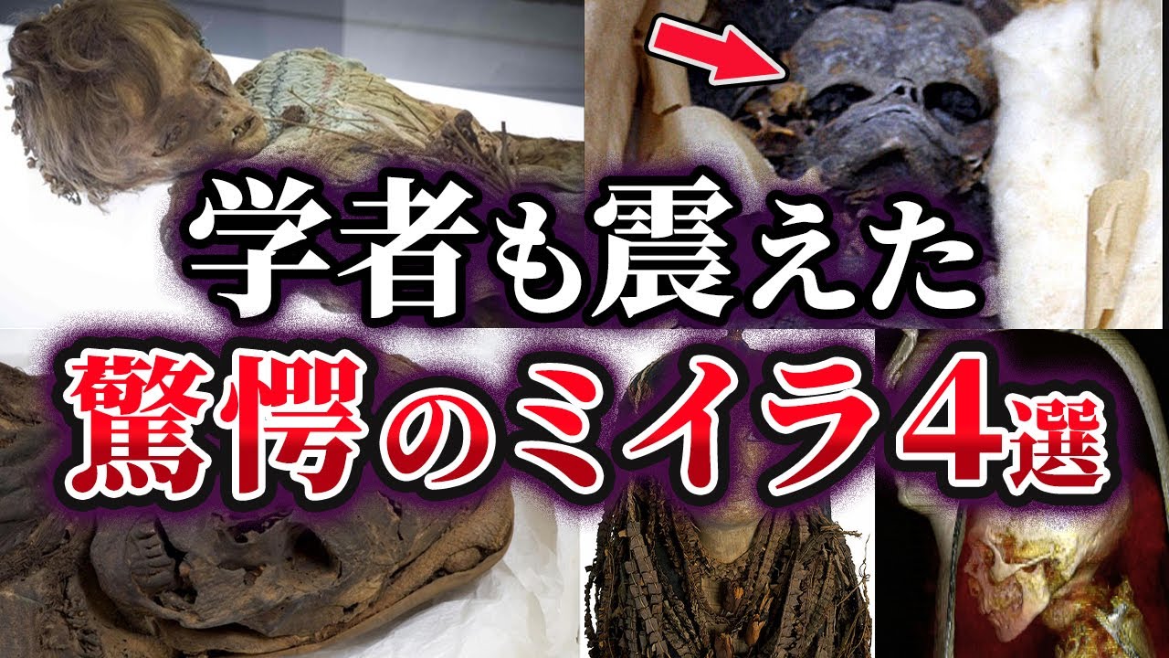 ゆっくり解説】考古学者も震えた驚愕のミイラ4選 - YouTube
