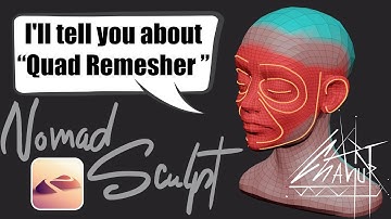 Quad Remesher in Nomad Sculpt 1.85