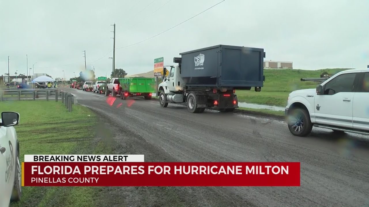 Hurricane Milton now Category 5 as Florida orders evacuations - YouTube