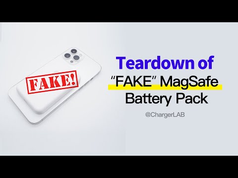 The Inside Is Crazy | Teardown of “FAKE” Apple MagSafe Battery Pack