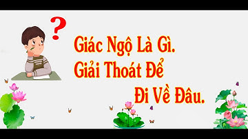GIÁC NGỘ LÀ GÌ - GIẢI THOÁT ĐỂ ĐI VỀ ĐÂU & CHÙA THIỀN TÔNG TÂN DIỆU & KÊNH  SCTV8  WWW.THIENTONG.COM