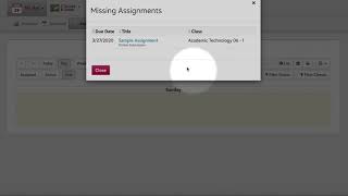 Finding and Turning In Missing Assignments