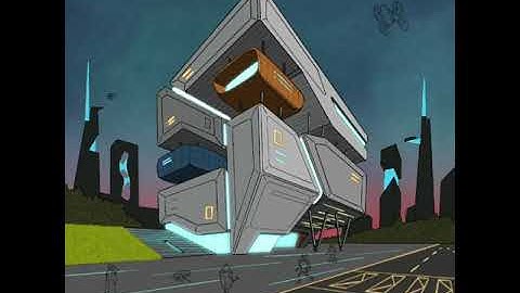 Futuristic digital art using Procreate