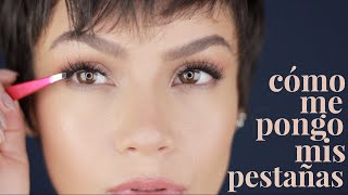 HOW TO APPLY FALSE LASHES FOR BEGINNERS QUICK AND SIMPLE | Maiah Ocando