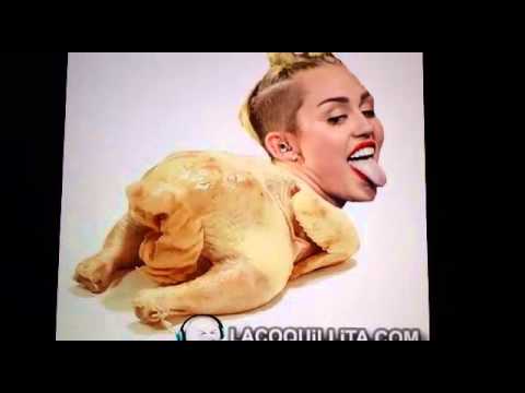 Miley cyrus twerking chicken - YouTube.