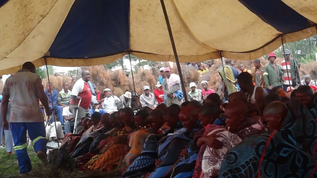 28 Dec 2013 Sterkspruit Basotho Initiates Graduation Tsa Ntate Mohlomi