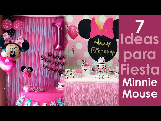 7 ideas para fiesta Minnie Mouse 