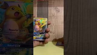 Raichu GX pull #cards #pokemon #collectibles #pokemoncards #unboxing #views #pikachu #trending #one
