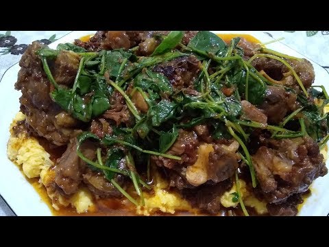 Rabada com agrião e polenta cremosa! ❤️ | Deliciosa!!!