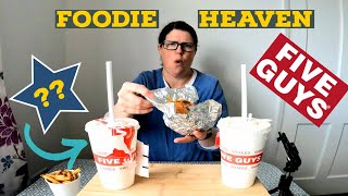 gone to food HEAVEN reviewing FIVE guys