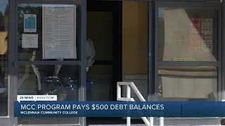 MCC program pays $500 debt balances
