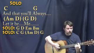 Let It Be Me (Elvis) Guitar Cover Lesson in G with Chords/Lyrics - Munson