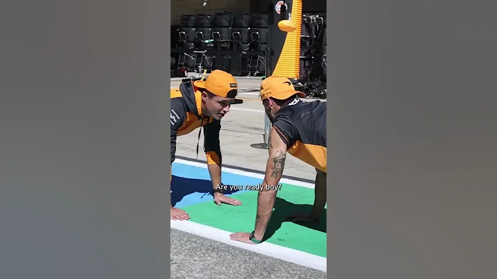 Push-ups fail! Lando Norris and Daniel Ricciardo fitness challenge