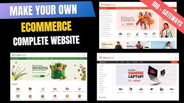 Make E-commerce Website For Your Online Store || Viser Mart Online Shopping Website Script 🤩