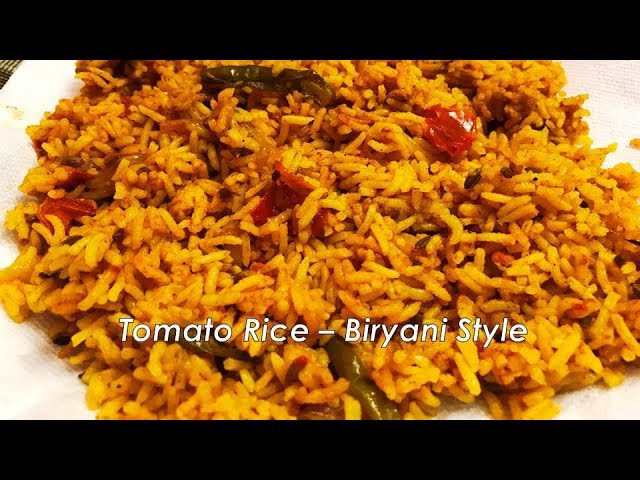 Thakkali Sadam | Tomato Rice in Tamil | Tomato Biryani | Lunch box recipe | Sachu Samayal