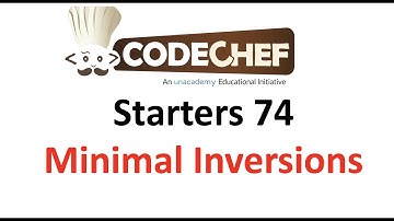 Minimal Inversions | Codechef Starters 74