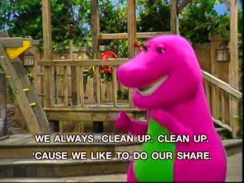 Barney - Clean Up Song