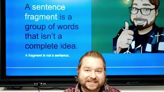 What is a Sentence: Complete Sentence vs  Fragment Sentence  Grade 5 English Class Unit 1 Lesson 1