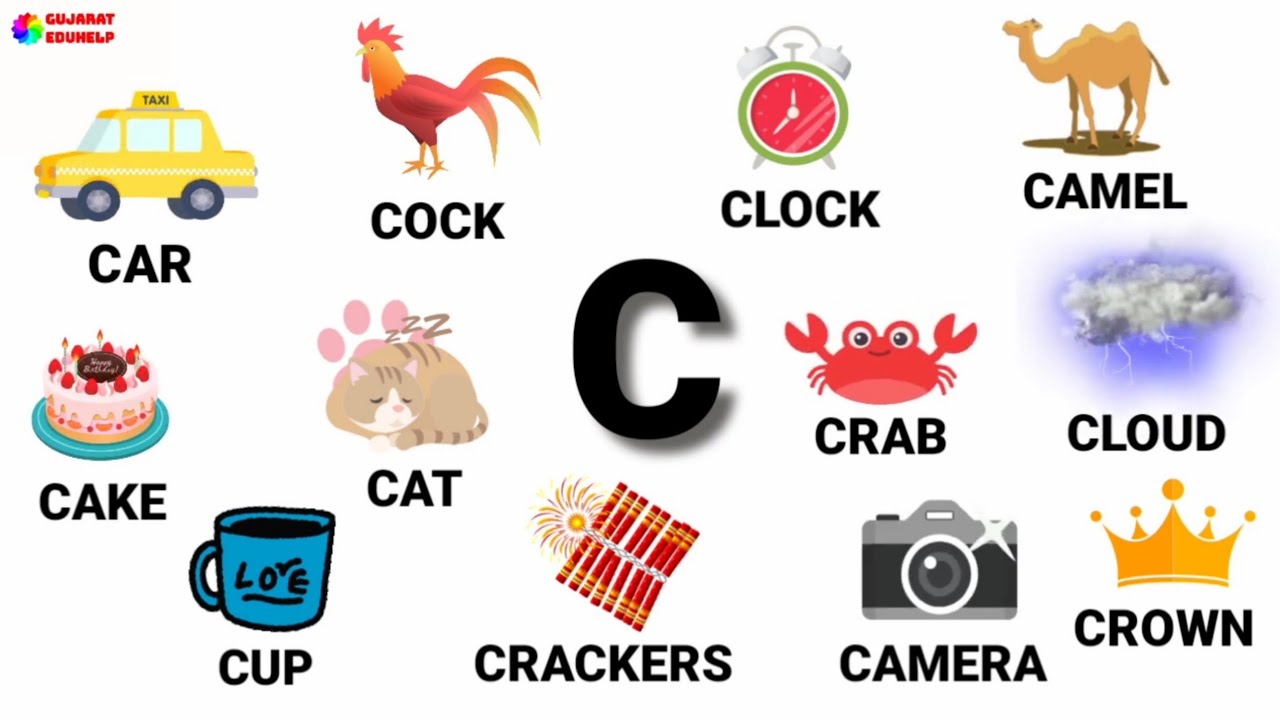 C letter words in English Words starting with C Letter C words with