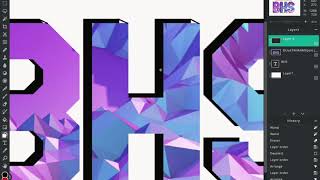 3D Block Letter Logo- Pixlr E tutorial