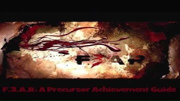 FEAR 3: A Precursor Achievement/Trophy Guide