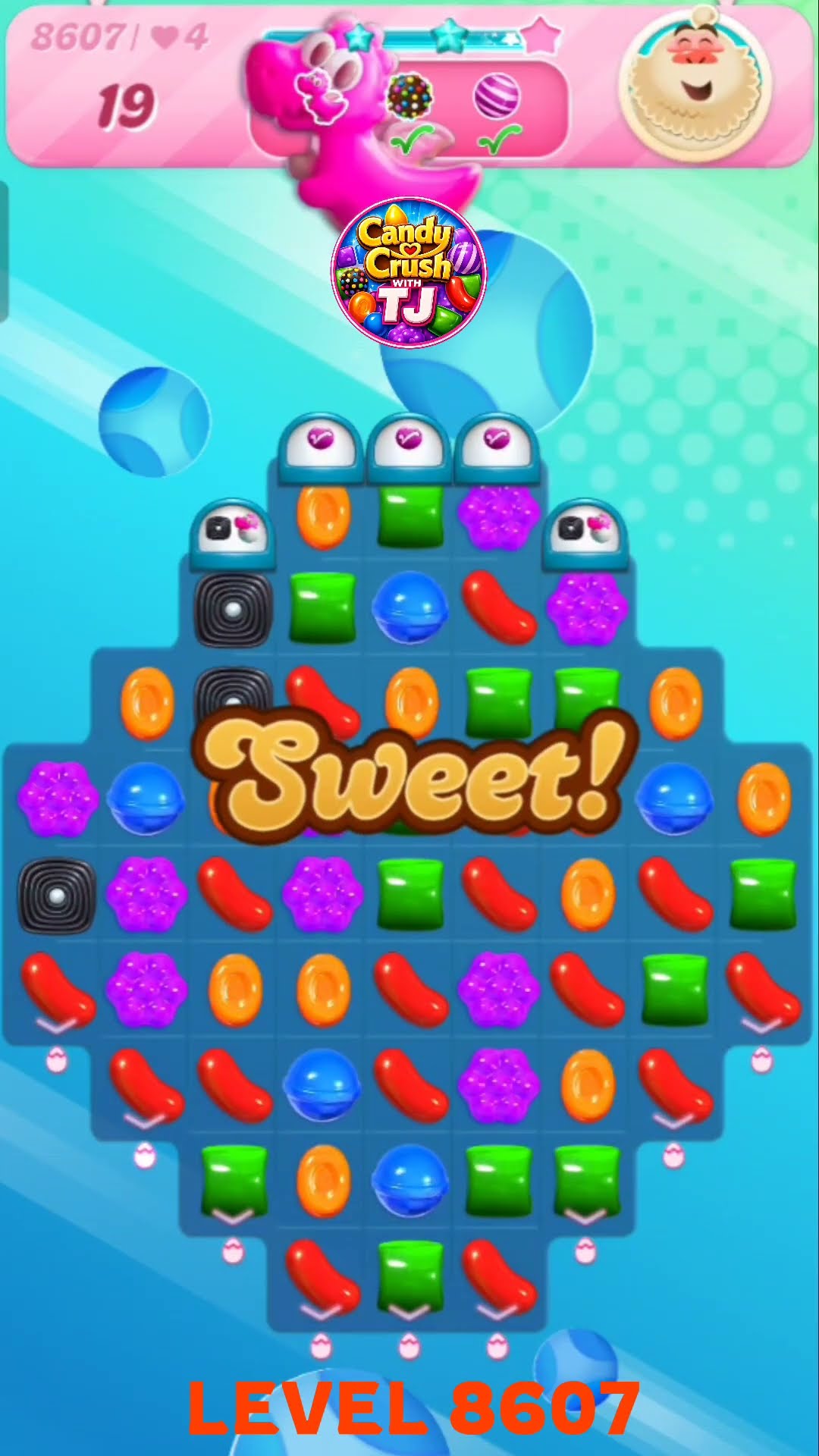 ◯キャンディ Candy Crush Level 8607 | INSANE CASCADING WIN! 🤩💥 (Candy Crush