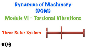 Three rotor system analysis - Torsional Vibrations | Dynamics of Machinery | DOM | Module 6 | KTU