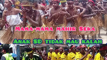 LOMBA SEKA KAMORO || Anak SD VS kelompok mama-mama Atapo
