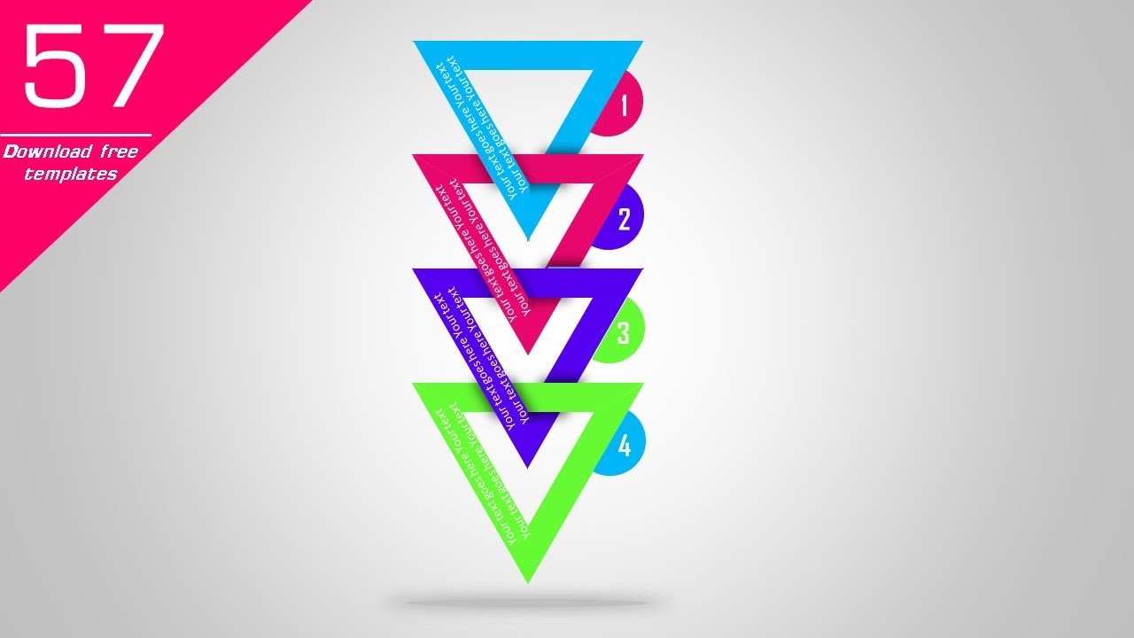 four step triangle infographic in powerpoint/Powerpoint Infographics ...