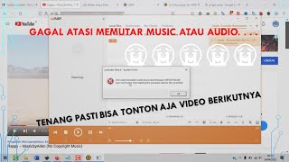 Gagal Cara Memutar Audio atau Musik Dari Youtube di AIMP Audio Player screenshot 1