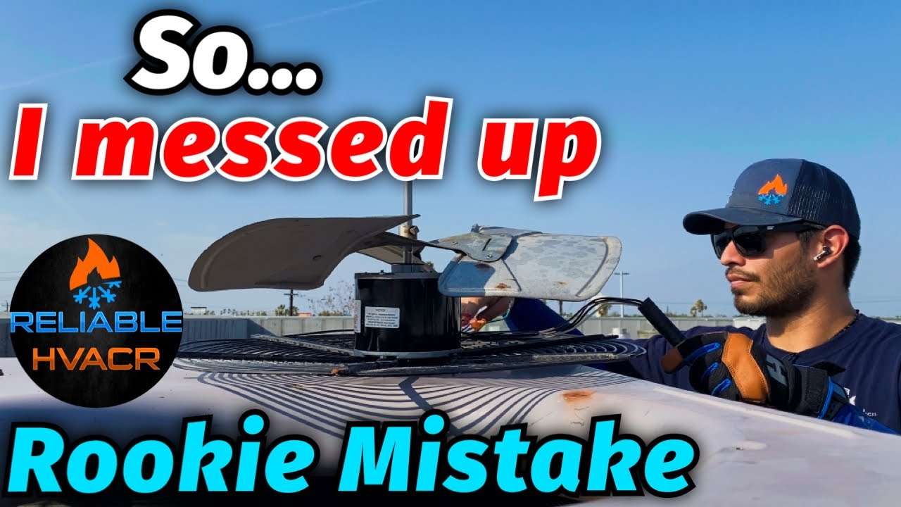 Rookie Mistake Fan Motor Locked Up HVAC Vlog YouTube