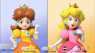 Super Mario Party Jamboree - Daisy vs Peach vs Rosalina vs Pauline - Mega Wiggler's Tree Party