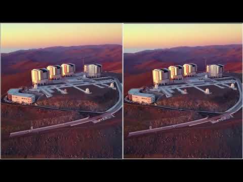 3D stereoscopic video of Paranal VLT Observatory in Chile