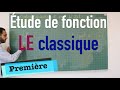 Étude de fonction - LE classique