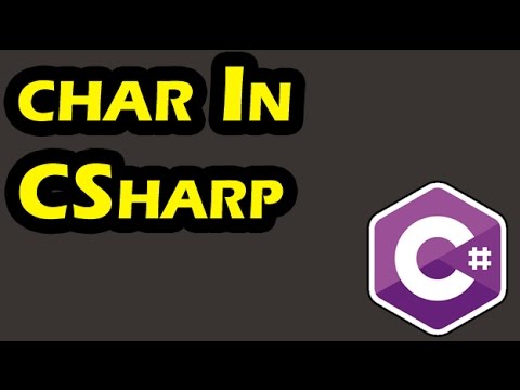 015 - char Keyword In C#