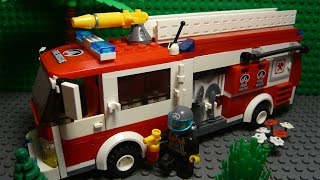 LEGO САМОДЕЛКА #24 | Пожарная машина / Fire truck(Как построить пожарную машину из лего? Если вы восхитительный строитель и проектируете свой лего-город,..., 2016-05-09T00:44:05.000Z)