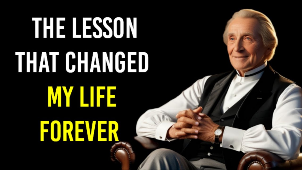 The Lesson That Changed My Life Forever – A Wise Man’s Story - YouTube