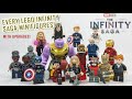 Every LEGO Marvel Infinity Saga Minifigure ever made Summer 2021 (/w custom upgrades)! LEGO vs Movie
