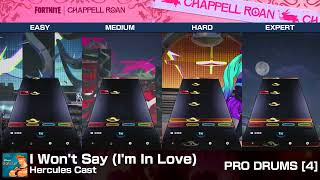 [FNFestival] I Wont Say (Im In Love) - Pro Drums/Cymbals (Chart Preview, All Difficulties)