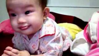 Phoebe crawls