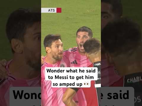 Messi Got Right In His Face 